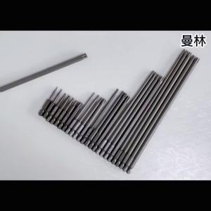 Bộ Mũi Vặn Vít Torx Từ Tính 1/4" Hex Shank T6-T40 Đầu Rỗng Hình Hoa Mai Thép S2 Dùng Cho Dụng Cụ Cầm Tay Điện.