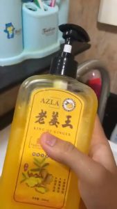 Authentic Ginger Shampoo King Regenerates Thick Hair prevents hair loss removes dandruff relieves itching and controls oil