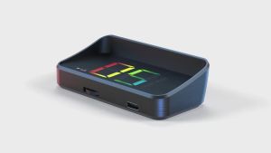 RYSJM | M4 Car HUD Head Up Display OBD2 Overspeed Warning Auto Electronic Water Temperature Voltage RPM Speed Alarm Projection Colorful