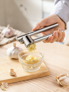 MODERN SWEETHOME | Garlic Presser Manual Garlic Masher 304 Stainless Steel