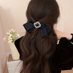 Elegant Princess Butterfly Knot Hair Clip Womens Luxury Fashion Hair Accessories Alloy Diamond Embedded Side Clip