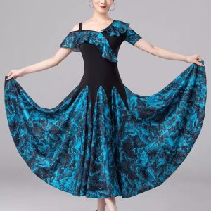 ชุดละตินวอลซ์ห้องบอลรูมที่ทันสมัยเต้นมาตรฐานแห่งชาติชุดการแสดงฝึกคู่แข่งนักเต้น