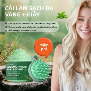 Dầu Gội Tẩy Tế Bào Chết Da Đầu Hương Hương Thảo Bạc Hà 100g Làm Sạch Sâu Kiểm Soát Dầu Dưỡng Tóc Công Thức Nuôi Dưỡng Dành Cho Mọi Loại Tóc