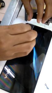 PROMO PAKET 2 IN 1 Garskin Carbon Oppo A98 4G / Oppo A98 5G 2023 / Oppo Reno7 5G 2022 Fingerprint Skin Back 3D Film Violette Design PENGIRIMAN CEPAT