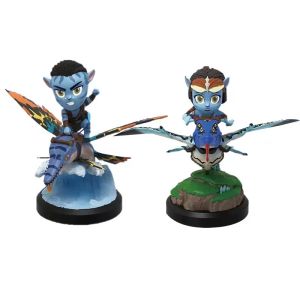 BILIBILI | Cute Avatar 2 Neytiri & Jake Sully PVC Figure Model 12cm - Collectible Anime Character Toys for Fans Kids Adults Home Decoration