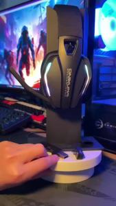 ONIKUMA | ONIKUMA GT826 Wireless Headset Gaming Headphone Tri Mode Connection Bluetooth USB C 2.4G Low Latency RGB Stereo Sound For PS5 PC