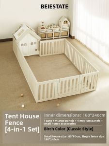 BEIESTATE | Safety Game Fence Crawling Mat Swing Combo for Babies