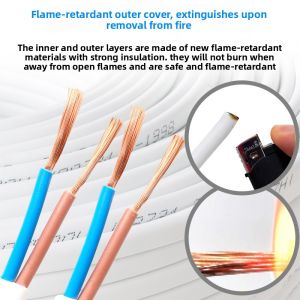 Black RVVB Shielded Flat Cable 2 Core 1.5 Power Cord 2.5 Electric Vehicle Extension Lead Light Monitoring Line Parallel Line