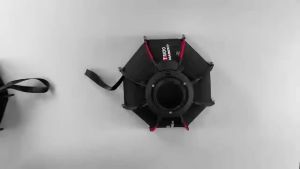 Triopo 30cm Mini Octagonal Softbox Portable Speedlite Umbrella Quick Pack Outdoor Photography Light Box with Mini Bowens Mount