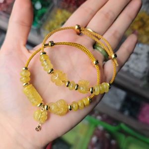 Vòng Thạch Anh Tóc Vàng VIP.Mời chị em lên đơn ạ!!! cho mệnh Thổ và Kim - Phong Thuỷ TUDO