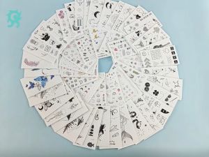 [𝚂𝚝𝚎𝚊𝚍𝚢𝙸𝙽𝙺] 12 Sheets Temporary Luminous Tattoo Sticker Waterproof - Glow in the Dark Body Art Makeup Event Festival