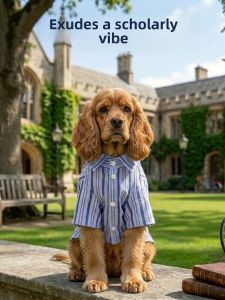 hipidog | Summer Lightweight Breathable Academic Style Dog Shirt