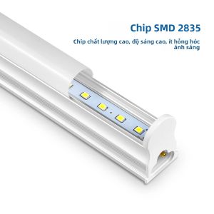 15W T5 Đèn LED Ống 50CM Tích Hợp Chất Lượng Cao Đèn Tường Cho Gia Đình Tủ Bếp Kho Nhà Để Xe 110V 220V Không/EU/Mỹ Cắm