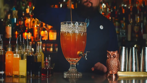 โหลใส่น้ำ5ลิตร โหลจ่ายเครื่องดื่ม สำหรับงานปาร์ตี้ เครื่องจ่ายน้ำผลไม้ปากกว้างวัสดุแก้ว