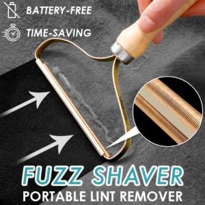 Portable Lint Remover Clothes Fuzz Fabric Shaver Brush Tool Power-Free Fluff Removing Roller for Sweater Woven Coat