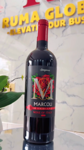 Vang đỏ Ý Marcoli Rosso (Hoa Hồng) nhập khẩu