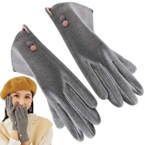YIYIUR Fashion Womens Warm Gloves Touchscreen with Warm Lining Winter Gloves  Running Cyclin Cold Weather Gloves