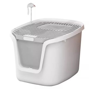 sunsun | Odor Blocking Fully Enclosed Top-Entry Cat Litter Box