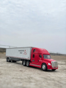 Mô Hình Xe Tải Container Đóng Lạnh Diecast 1/64
