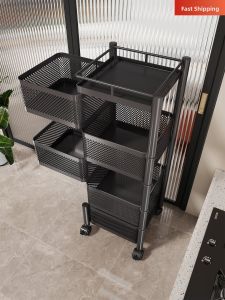 evesigar | Xe Đẩy Lưu Trữ Nhiều Tầng Xoay Di Động
