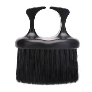 Ring Handle Beard Brush for Men Neck Face Dust Collector Sweep Professional Barber Hairdressing Cleaning Tool Anti-static Salon