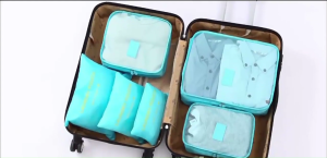 6 in 1 Storage Bag Set Portable Luggage Bag Travel Bag Organiser Makeup Bag