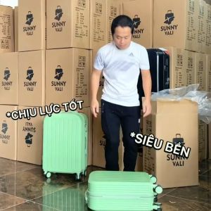 vali kéo du lịch mã 089 nhựa dẻo dai  LOẠI 1  CHỐNG BỂ VỠ- CHỐNG RẠCH MÓC- CHỐNG XƯỚC S(BH 5N)