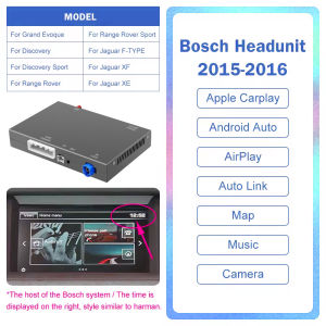 Wireless Carplay Android Auto Fits For Land Rover Jaguar Bosch Discovery4 Evoque Freelander2 XE XF XJL Mirroring Decorder