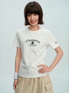 Champion | Summer New Style Casual Round Neck Straight Shoulder T-Shirt