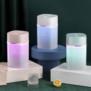 Máy tạo độ ẩm không khí mini cho phòng 400ml xách tay USB Essential Máy khuếch tán tinh dầu hương thơm với đầy màu sắc xe có đèn ngủ để bàn văn phòng đơn giản nhỏ Máy hương liệu