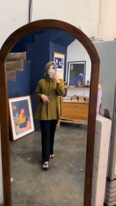 Zahra Dhiba Blouse Kemeja Atasan Wanita Matt Shakilla EZ011