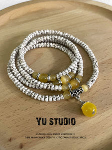 Yustudio Mini Xingyue Bodhi Bracelet High Density Womens Rosary Beads Winding Bracelet Men and Women Couple