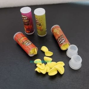 Miniature Snack Model Dollhouse Accessories Simulation Pretend Play Toy for Children Plastic Material Suitable for All Ages