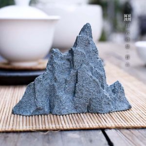 Phong Cách Trung Hoa Giả Đá Trang Trí Đồ Trang Trí Phòng Khách Tranh Phong Cảnh Thu Nhỏ Núi Khô Cảnh Chất Liệu Nhựa