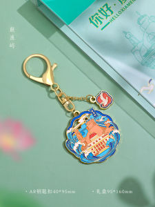 Xiamen AR Metal Bookmarks Badges Keychains Fridge Magnets Creative Travel Souvenirs Ancient Style High End Premium Gifts