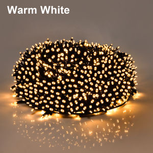 IP65 Waterproof 8 Modes 10-100M LED String Lights 24V Outdoor Fairy Lights for Wedding Garden Party Christmas Decoration