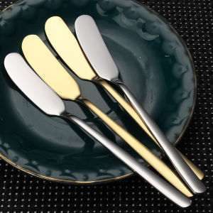 Long Handle Stainless Steel Butter KnifeCheese Bread Jam Cutter Multifunctional Western Food Tableware Kitchen Gadgets