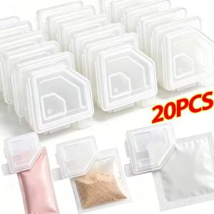 20Pcs Portable Cosmetic Sample Sealing Clip Moisture-Sealing Clips for Samples Packaging Sealing Clips Leak-Proof Clips