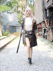 Game Honkai Star Rail cosplay Trailblazer Stelle Caelus Cosplay Costume Trailblazer Stelle Caelus wig Female Male Halloween Costume