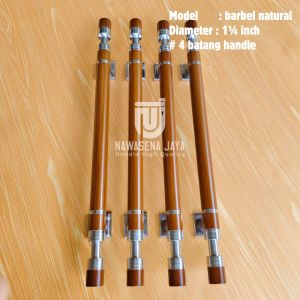 Handle Pintu Rumah Model Barbel 45cm 60cm 80cm 100cm gagang pintu tarikan pintu minimalis 4pcs (2 pasang)
