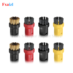 Bàn Chải Làm Sạch Bằng Hơi Nước Nylon Cho Karcher SC1 SC2 SC3 SC4 SC5 SC7 CTK10 Bàn Chải Thay Thế Tròn Nhỏ Phụ Kiện Làm Sạch