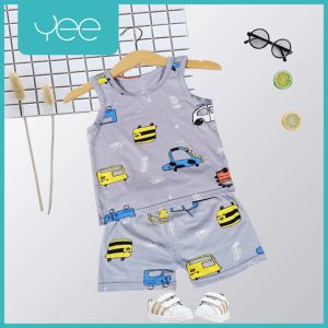 YeeShop ชุดเสื้อกล้ามเด็กผู้ชาย/เด็กผู้หญิง หลากสี หลายลาย ไซส์ 80#/6-12เดือน 90#/12-18เดือน 100#/18-24เดือน 110#/24-30เดือน 120#/30-36เดือน 130#/3-4ปี 140#/4-5ปี (A 1103)