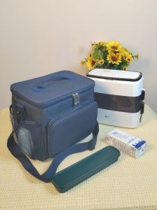 Large Capacity Electric Heating Lunch Box Bag Portable Long-lasting Insulation Suitable for Office Workers And Daily Use
