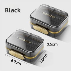 ZHENMIAO | Portable Weekly Medication Pill Box Seven Day Capacity Sealed