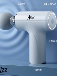 Máy massage cầm tay Alizz AL-13811 với 4 đầu 3 mức độ dễ mang theo năng lượng mạnh mẽ.