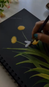 Sổ vẽ giấy đen 180gsm dùng cho chì màu gouache acrylic. Dùng làm thủ công handmade thiệp