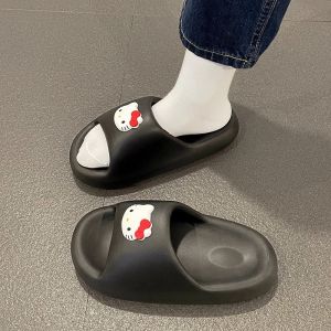 New 2025 Womens EVA Slippers Thick Bottom Anti-Slip Odor Control Summer Outdoor Wearable Home Slippers Cartoon Style Youth