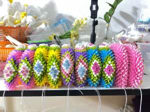 มาลัยคาดเทียนแพ มาลัยคุณหญิง คาดเทียนแพ เบอร์ 1 ( 11 นิ้ว ) รับสีไหนทักแชทเลยจ้า ขายเป็นคู่นะจ่ะ