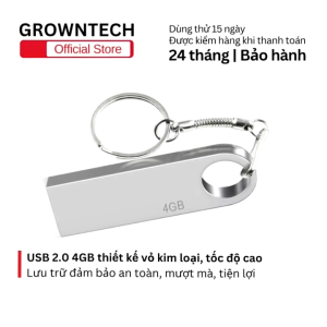 USB 4GB chuẩn 2.0 - Thiết kế kim loại nhỏ gọn sang trọng tốc độ cao lưu trữ dữ liệu an toàn cho học sinh sinh viên văn phòng