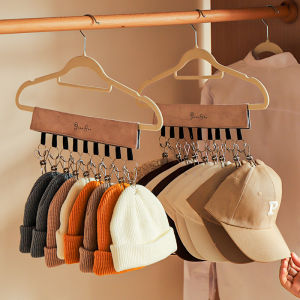 Hat Organizer Holder for Hanger & Room ClosetHat Storage Clips for Hang Baseball Hats Ball Caps
